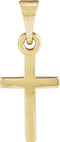 14K Yellow Gold Cross Pendant