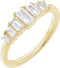 14K Yellow Gold 1/2 CTW Lab-Grown Diamond Ring