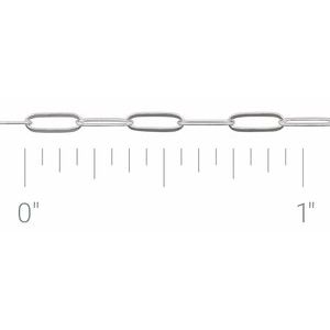 14-karätige 2-mm-Kette im Büroklammer-Stil