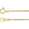 18K 1 mm Boxkette