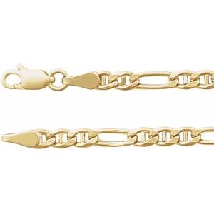 14K 3,95 mm Ankerkette