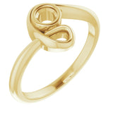 18K Yellow 3.5 mm Round Ring Mounting
