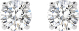 14K White Gold 1 CTW Natural Diamond Earrings