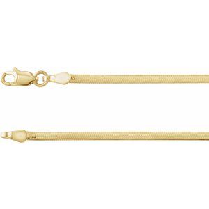 14K 1,95 mm Schlangenkette