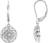 Granulated Filigree Earrings