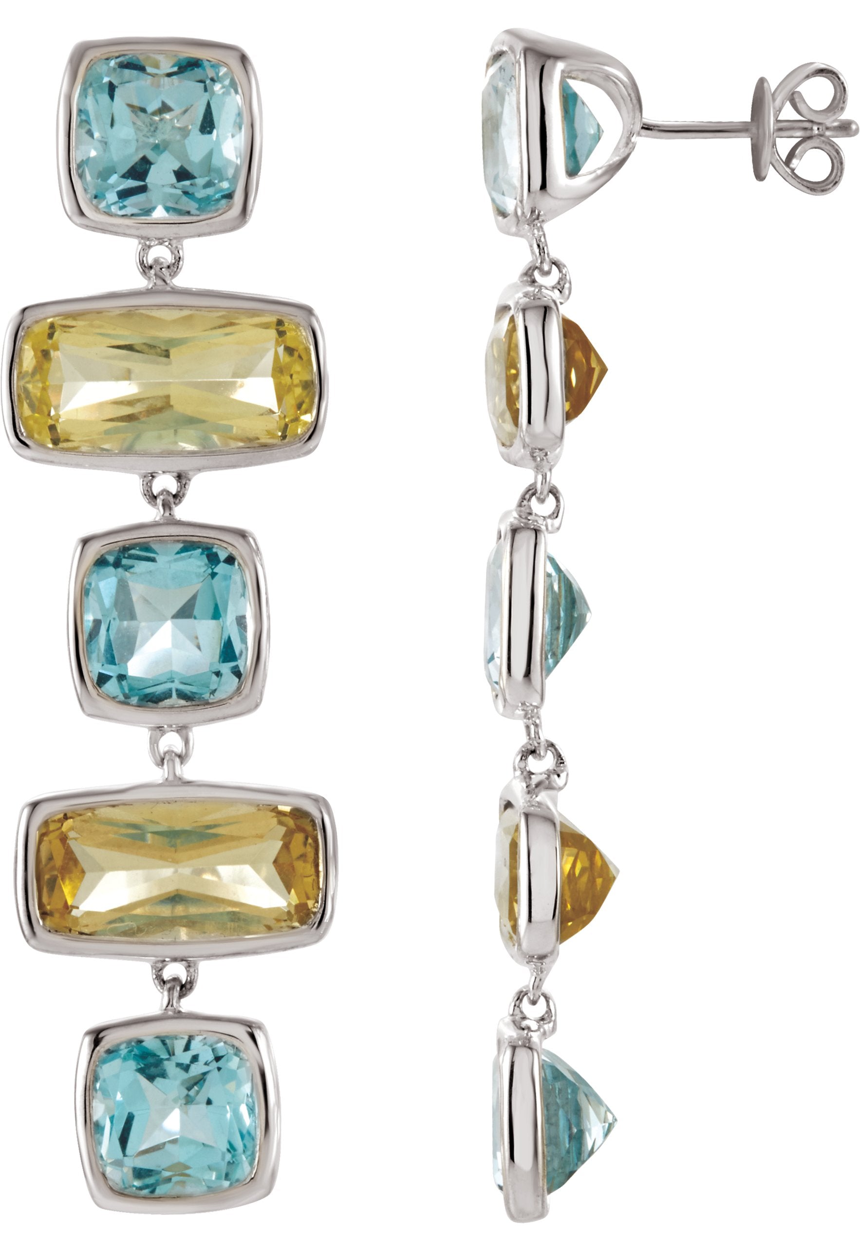 Multi-Gemstone Earrings