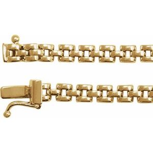 14K 4 mm Pantherkette
