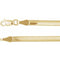 14K 3,2 mm Schlangenkette