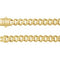 14K 7,4 mm Bordsteinkette