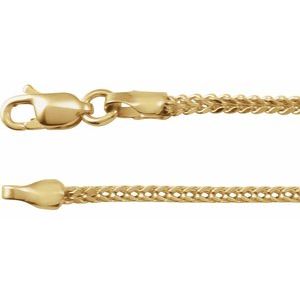 14K 1,55 mm Franco-Kette