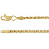 18K 1,9 mm Weizenkette