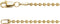 14K Yellow Gold 1.8 mm Hollow Bead 16