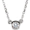 14K White Forever Brilliant Moissanite 16