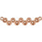 14K Rose Bezel-Set Bar Necklace Center