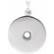 Platinum 3 mm Round Disc 16-18