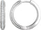 Accented Hoop Earrings