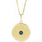 14K Yellow Natural Alexandrite Disc 16-18