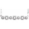 14K White Bezel-Set 16-18