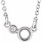 Sterling Silver 3 mm Round .02 CTW Natural Diamond Semi-Set 16