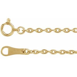 18K 1,7 mm Kabelkette