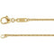 18K 1,2 mm Weizenkette
