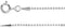 Sterling Silver 1 mm Hollow Bead 18