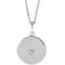 Platinum 1/10 CTW Natural Diamond Disc 16-18