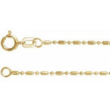 14K 1,15 mm Kugelkette
