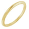 14K Yellow Gold Knife Edge Band Size 7