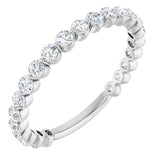 14K White Gold 3/4 CTW Lab-Grown Diamond Anniversary Band