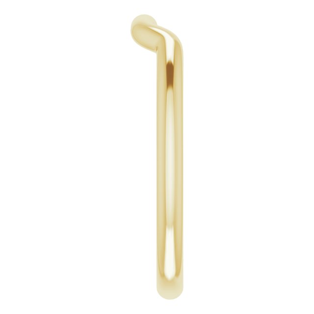 18K Yellow Gold Band for 5 mm Square Ring