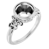 Palladium8 mm Round Ring Mounting