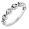 Platinum 1/5 CTW Natural Diamond Stackable Ring