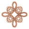 14K Rose Clover Pendant Mounting