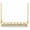 14K Yellow 1/5 CTW Natural Diamond Infinity-Inspired Bar 16