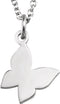 Sterling Silver Tiny Posh® Butterfly 16-18
