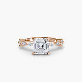 Solitaire with Eternity Pavé