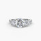 Three-Stone with Pavé Band