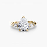 The Floral Accent Solitaire