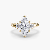 Baguette Accent Solitaire
