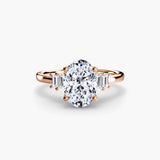 Baguette Accent Solitaire