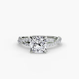 The Twisted Pavé Solitaire