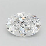 1.00ct Oval Lab Grown Diamond (Colour D, Clarity FL, IGI Certified)