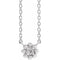 14K White 2 mm Round Beaded Youth 16