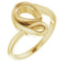 18K Yellow 8x5 mm Pear Ring Mounting