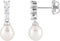 Accented Pearl Earrings
