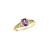 14KY June Imitation Birthstone Ring