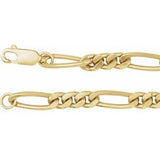 14K 5,2 mm Figaro-Kette