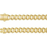 14K 7,4 mm Bordsteinkette