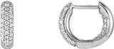 Inside-Outside Huggie Hoop Earrings